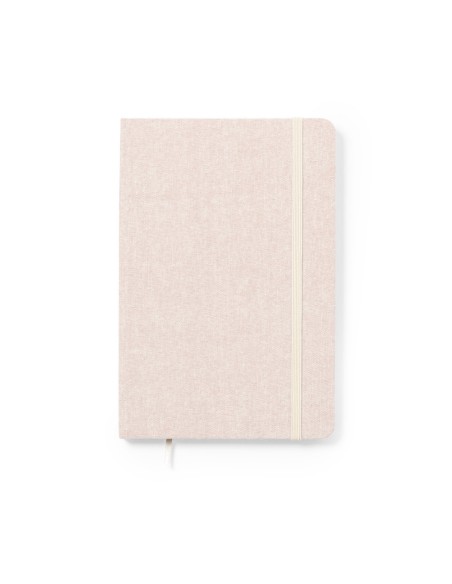 Bloc-notes A5 Couvertures en coton recyclé et 100 feuilles unies - Chancey