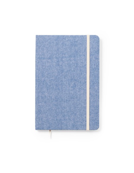 Bloc-notes A5 Couvertures en coton recyclé et 100 feuilles unies - Chancey