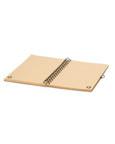 Libreta A5 con tapas de Bambu y 80...