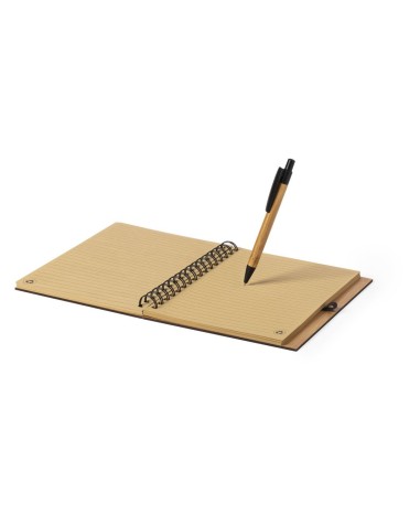 Notebook (17x21.5x1.8cm) bamboo... Notebook (17x21.5x1.8cm) bamboo...