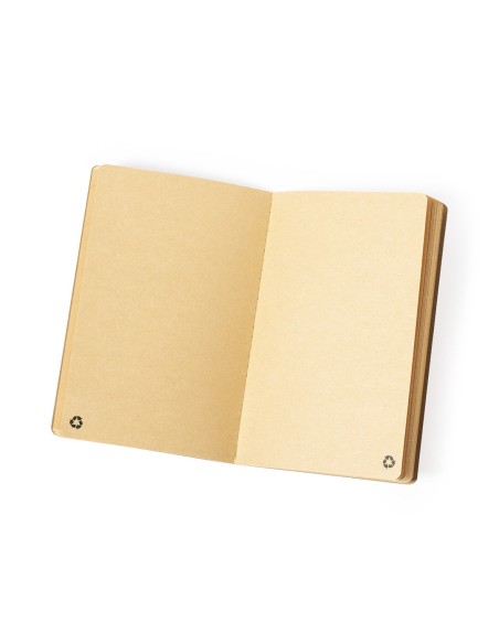 Carnet A5 en carton recyclé 60 feuilles lisses - Rayish