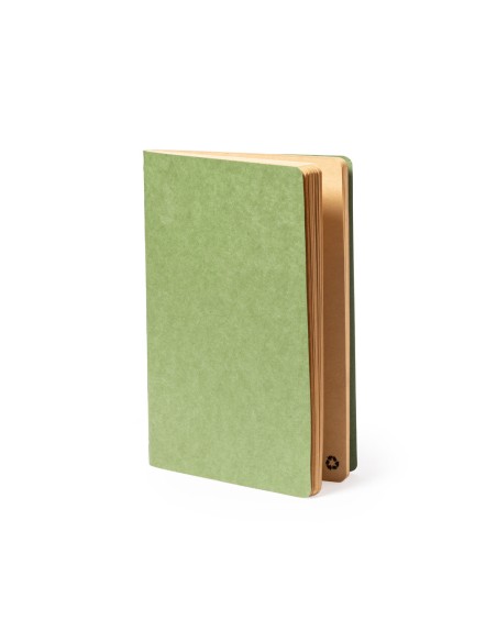 A5 recycled cardboard notebook 60 plain sheets - Rayish