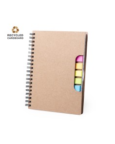 A5 notebook with sticky...
