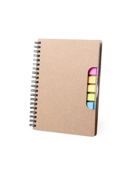 A5 notebook with sticky notes Customizable - Tiblan