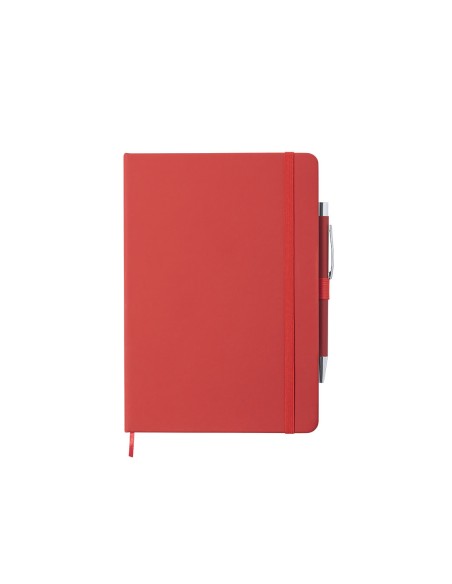 Bloc Notas A5 con 100 hojas rayadas y bolígrafo - Robin