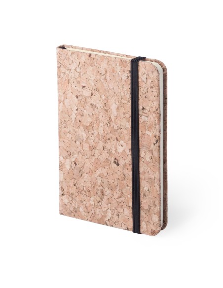 A6 Notepad with cork covers and 80 plain sheets - Climer