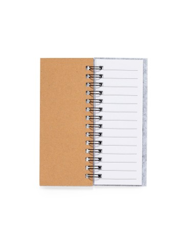 Bloc-notes couverture feutre RPET,... Bloc-notes couverture feutre RPET,...