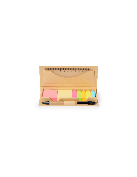 Customizable recycled cardboard office set - Alisio