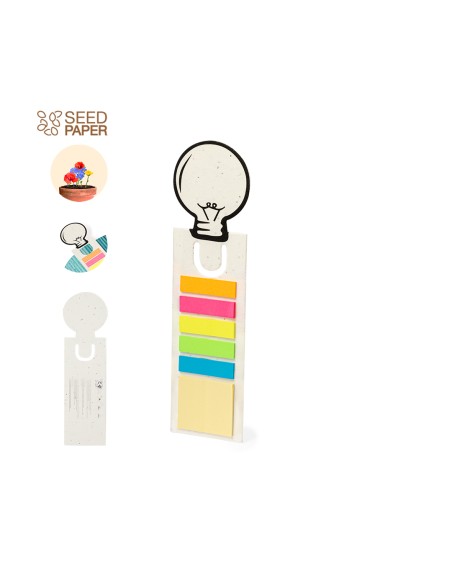 Marcapáginas con papel de semillas Personalizable - Kich