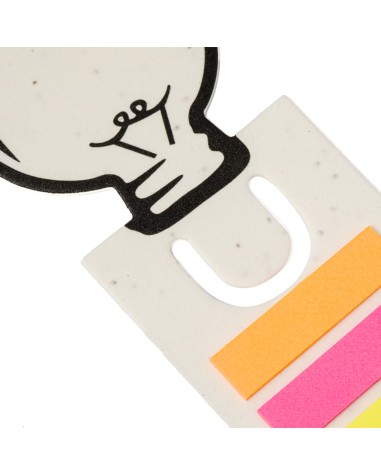 Punt de llibre amb paper de llavors... Punt de llibre amb paper de llavors...