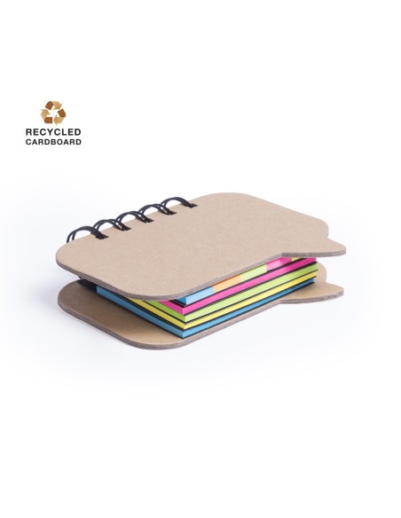 Lazza Recycled Cardboard Cover Sticky Note Pad