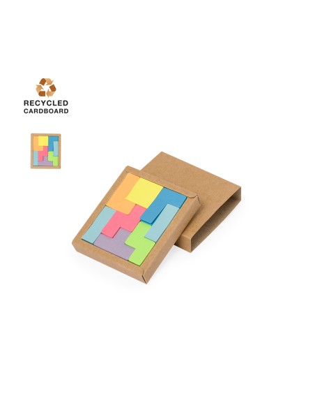 Bloc de notas adhesivas diseño puzzle - Kuaid