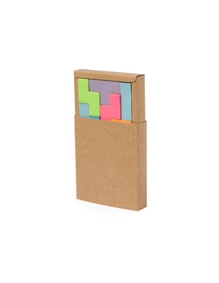 Bloc de notas adhesivas diseño puzzle - Kuaid