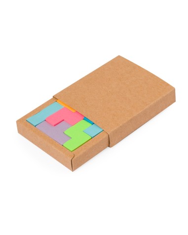 Bloc de notas adhesivas diseño puzzle... Bloc de notas adhesivas diseño puzzle...