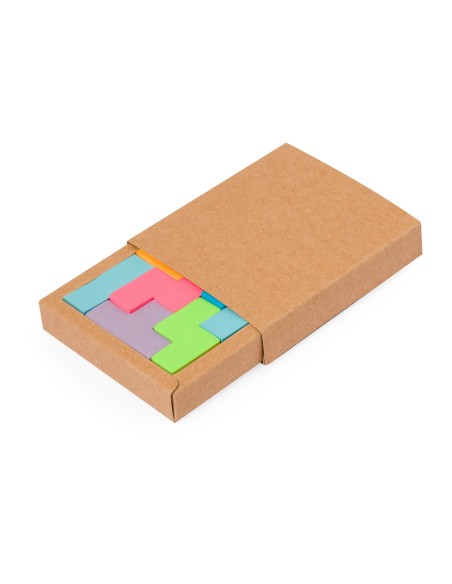 Bloc de notas adhesivas diseño puzzle - Kuaid