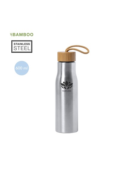 Bidón Acero Inox 600ml - Dropun