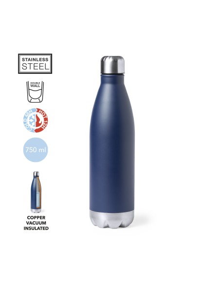 Récipient thermique en acier inoxydable. 750ml Personnalisable - Willy