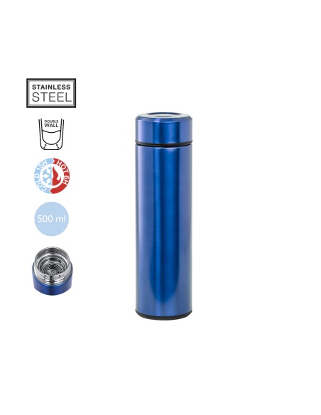 Term acer inox. 470ml amb infusor personalitzable - Pulsek