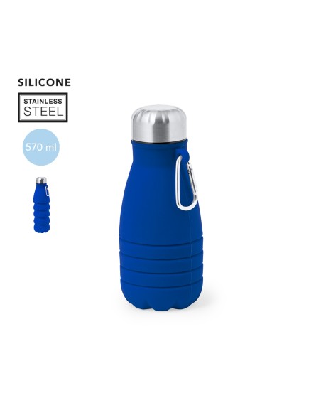 Bidó Plegable de silicona 550ml - Fael