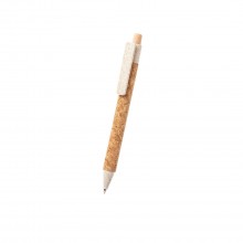 Bolígrafo corcho natural/ canya de trigo/ABS CLOVER