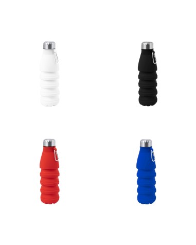 Bidón Plegable de silicona 550ml - Fael Bidón Plegable de silicona 550ml - Fael