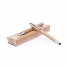 Set bambú bolígrafo y portaminas HELEON