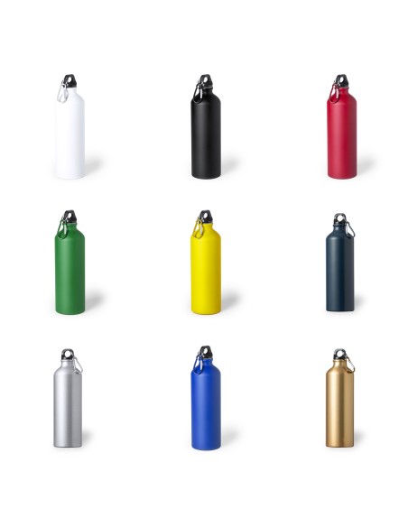 800ml aluminium canister matt colours - DELBY