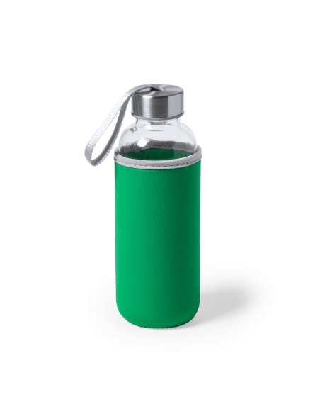 Bouteille en verre avec couvercle en néoprène 420ml - Dokath