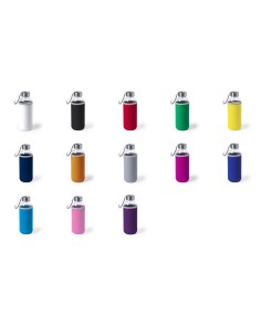 Glass bottle with neoprene... 2