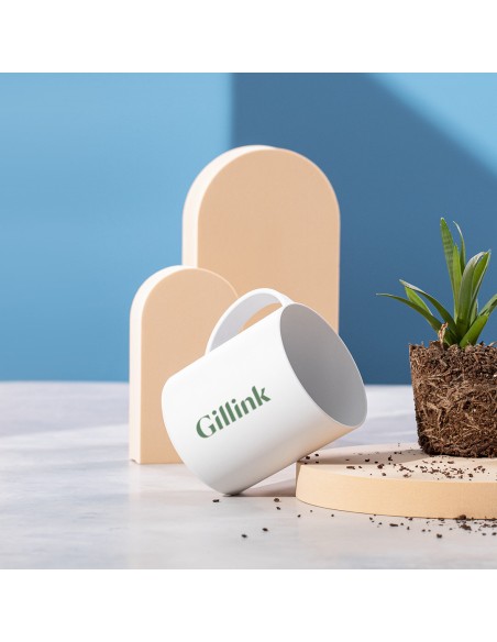 100% Customizable Compostable White Cup - Pioka