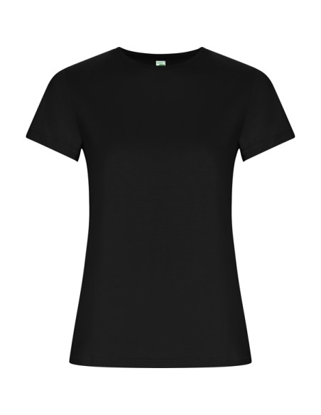 Camiseta MUJER de algodón orgánico 160 g/m²  Costuras laterales  - GOLDEN WOMAN ROLY