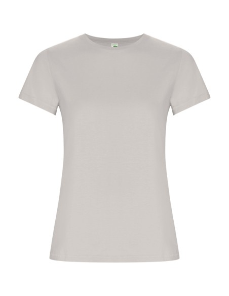 Camiseta MUJER de algodón orgánico 160 g/m²  Costuras laterales  - GOLDEN WOMAN ROLY