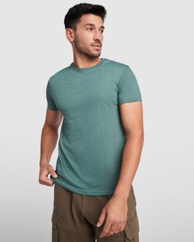 T-shirt avec finition chinée 65%... T-shirt avec finition chinée 65%...