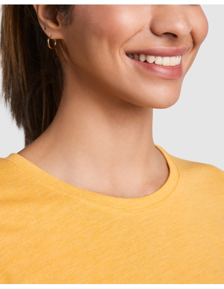 Women's T-shirt with a 65% polyester / 35% cotton 150g/m² melange finish - FOX WOMAN ROLY
