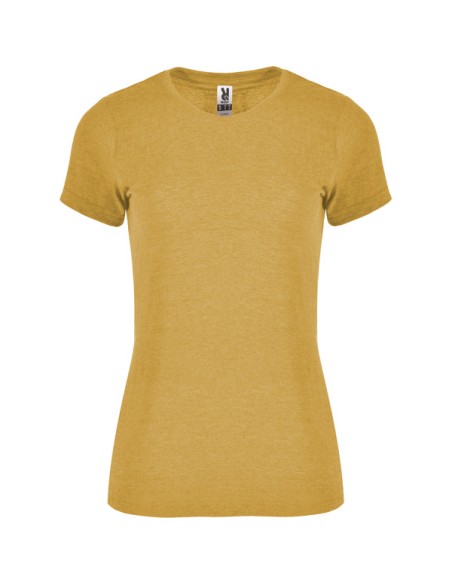 Women's T-shirt with a 65% polyester / 35% cotton 150g/m² melange finish - FOX WOMAN ROLY