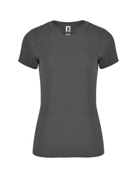 Women's T-shirt with a 65% polyester / 35% cotton 150g/m² melange finish - FOX WOMAN ROLY