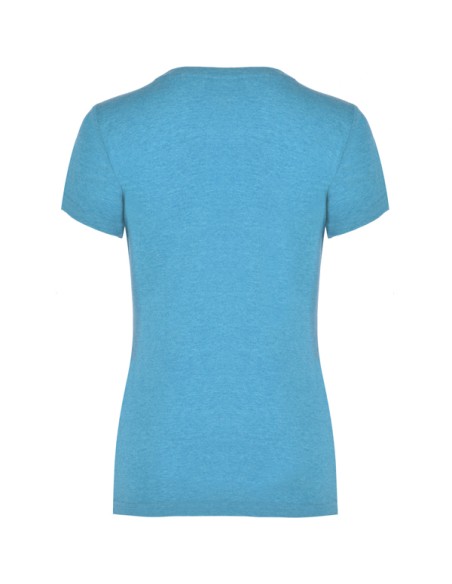 Women's T-shirt with a 65% polyester / 35% cotton 150g/m² melange finish - FOX WOMAN ROLY