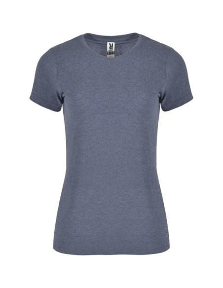 Women's T-shirt with a 65% polyester / 35% cotton 150g/m² melange finish - FOX WOMAN ROLY