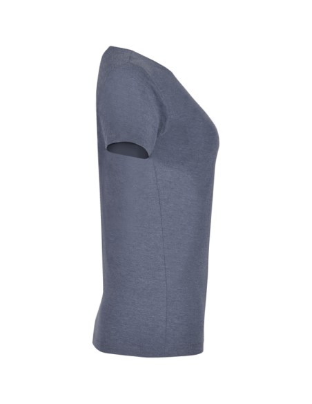 Women's T-shirt with a 65% polyester / 35% cotton 150g/m² melange finish - FOX WOMAN ROLY