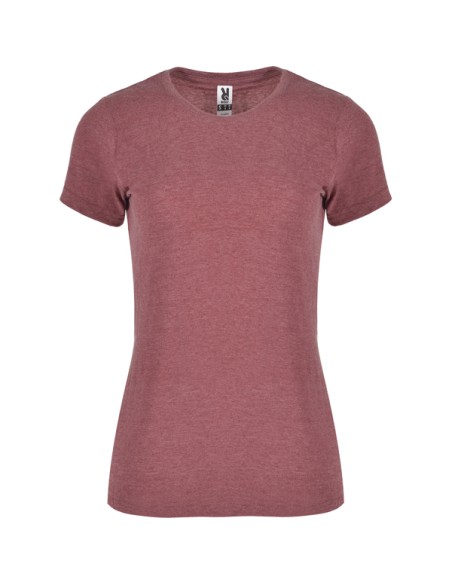 Women's T-shirt with a 65% polyester / 35% cotton 150g/m² melange finish - FOX WOMAN ROLY