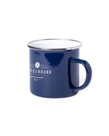 Mug vintage personnalisable en acier... Mug vintage personnalisable en acier...