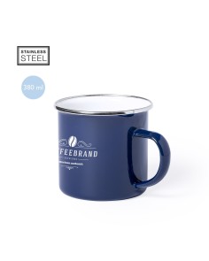 Taza vintage de acero...