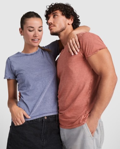 T-shirt effet jean 100 % coton peigné... T-shirt effet jean 100 % coton peigné...