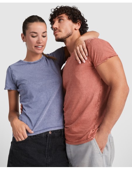 Camiseta efecto JEANS 100% algodón peinado 160g/m² - HUSKY ROLY