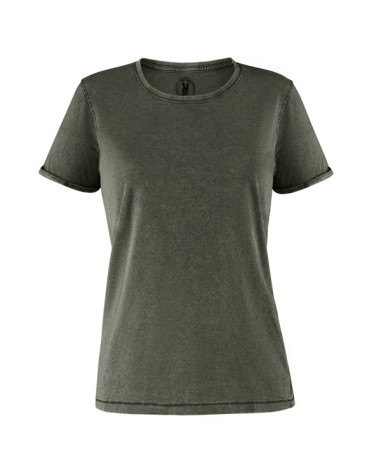 T-shirt femme effet jean, 100 % coton...