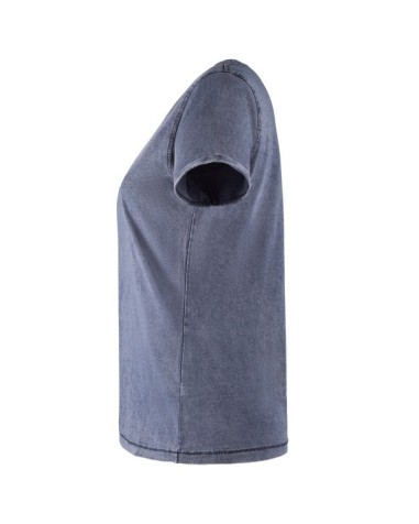 Women's T-shirt with jeans effect,... Women's T-shirt with jeans effect,...