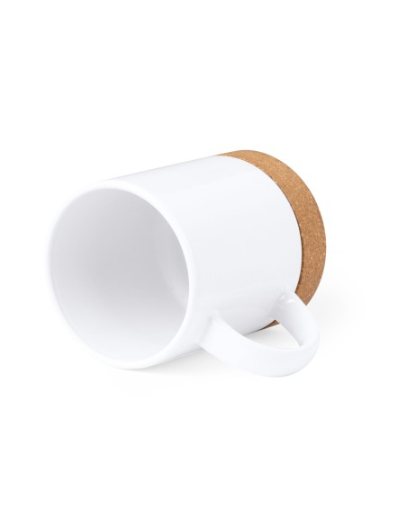 Mug à sublimation 350ml avec base en liège Personnalisé en couleur - Nala