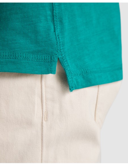 T-shirt with slanted woven finish, 100% cotton, 150g/m² - ROLY TERRIER