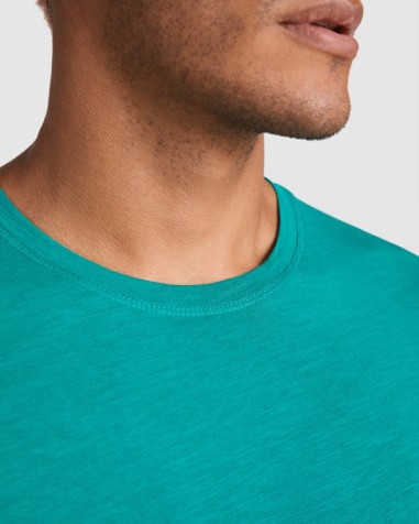 T-shirt with slanted woven finish,... T-shirt with slanted woven finish,...