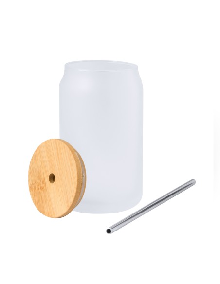 Got de Sublimació amb tapa de bambú - Fonix